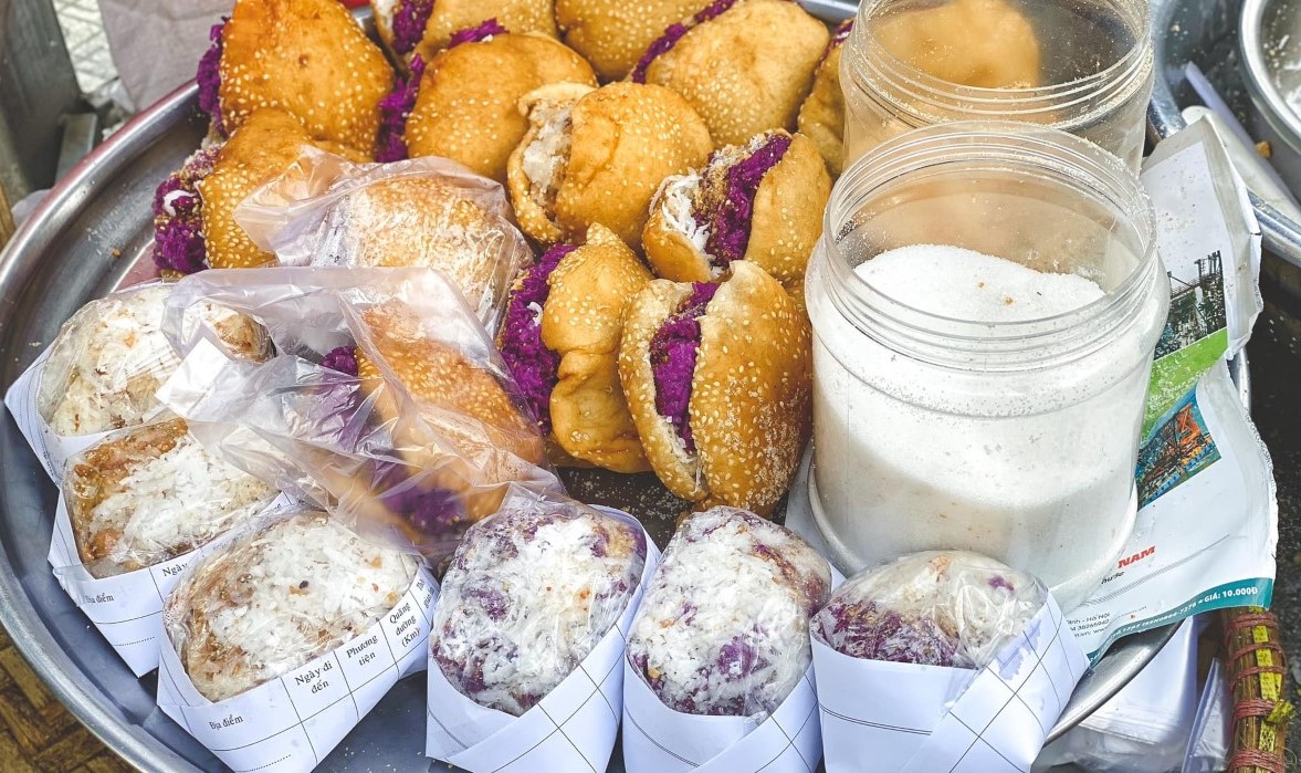 Bánh xôi tiêu - Món ăn được bán phổ biến ở Đà Lạt